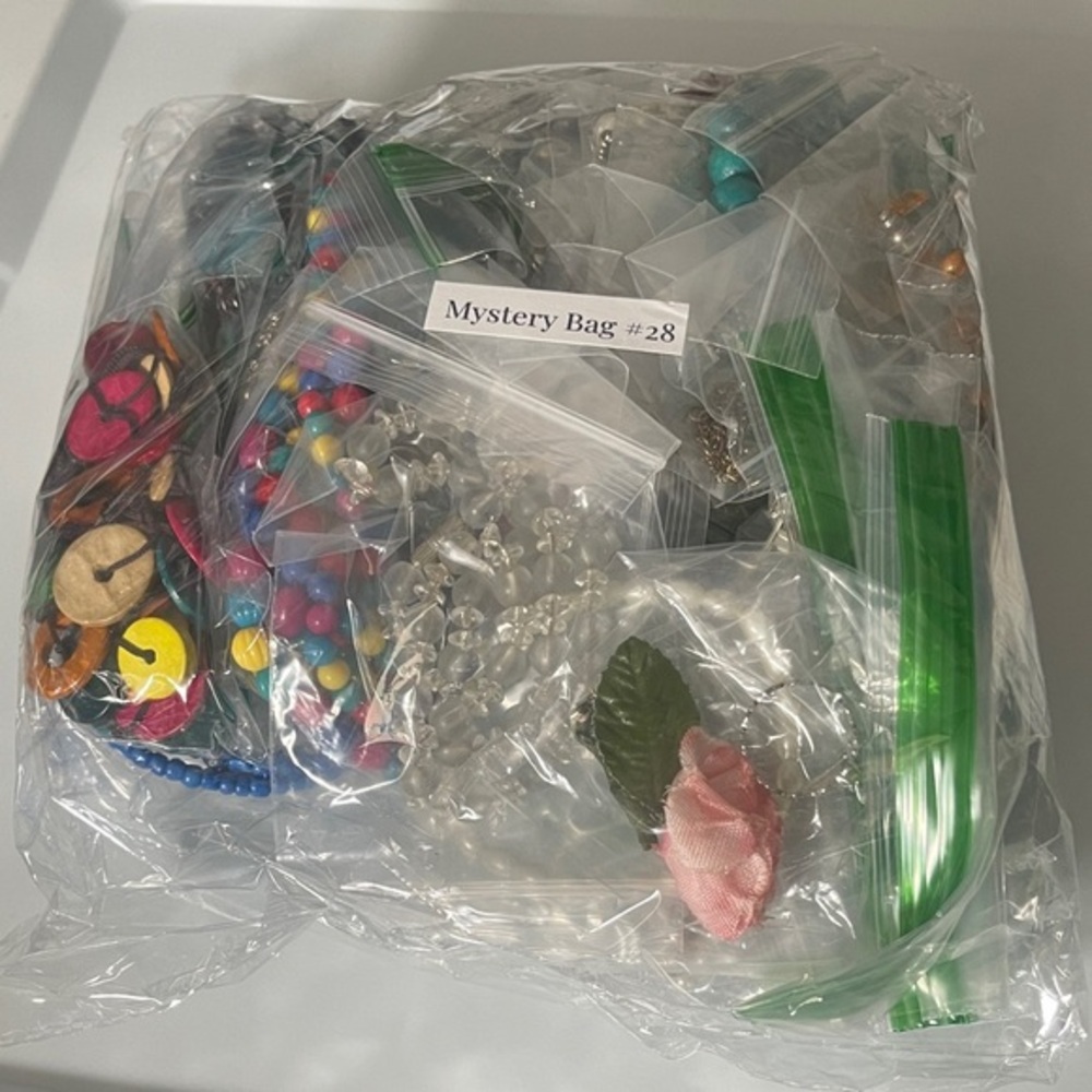 Colorful Mystery Jewelry Bag with Accessories  #28